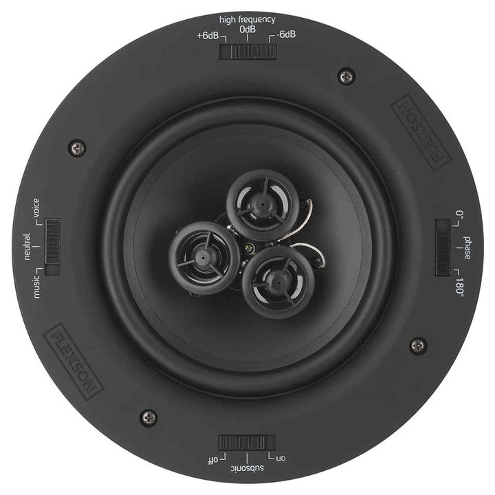 Flexson 65X3 Low Profile Ceiling Speakers (Pair)