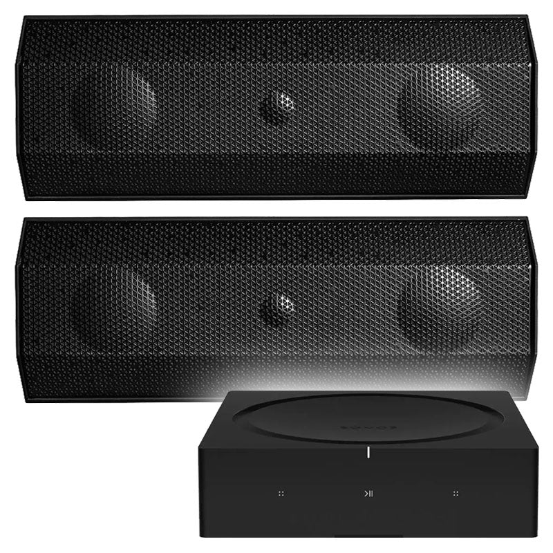 Sonos Amp & 2 x Lithe Audio iO1 Passive Outdoor Speakers